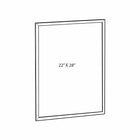 Azar Displays – Cadre encliquetable pour affiche grand format, 28 x 22 po (300222-SLV)-Pour usage mural seulement