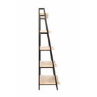 Étagère Live Edge de Gry Mattr, chêne blanc/noir-Environ 20 lb par tablette