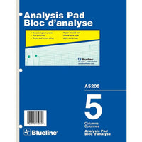 Blueline Tablette d'analyse A5205, 5 colonnes-A5205 - 5 colonnes