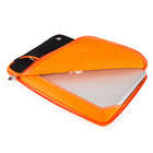 Housse de Protection Ordinateur Vangoddy Pochette PC Portable Ultrabook Sacoche Laptop Compatible 17,3 po, Noir et Orange-Dimensions du boîtier externe 18 X 13,25 pouces
