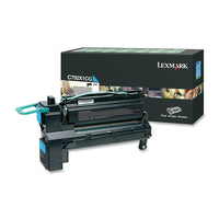 Lexmark – Cartouche de toner du programme de retour, laser, rendement élevé, fabricant d'origine, cyan, (C792X1CG)-Technologie d’impression : Laser