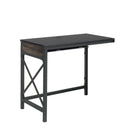 Sauder - La Collection Foundry Road Retour de Bureau - 36 po l - Finition Carbon Oak-Retour de Bureau