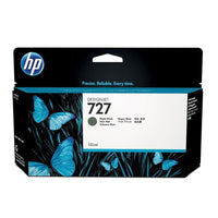 HP - Cartouche d'encre haut rendement 727 130ml (B3P22A), noir mat-Cartouche d'encre, noir mat