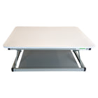 Uncaged Ergonomics - Support de bureau assis-debout Mini Changedesk - Blanc-Solution ergonomique simple : une solution rapide, économique et efficace qui vous permet et bouger pendant la journée