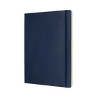 Moleskine - Carnet Classic Format Xl À Pages Lignées - Couverture Souple - 7,5 po x 10 po - Bleu Saphir-Bleu saphir