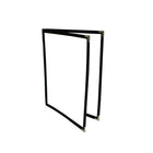 Futech, support de menu à 4 vues, BLK 8-1 / 2 "lx 11" h, noir, 10 / paquet-Format de poche: 8-1 / 2 "lx 11" h