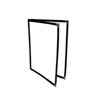 Futech, support de menu à 4 vues, BLK 8-1 / 2 "lx 11" h, noir, 10 / paquet-Format de poche: 8-1 / 2 "lx 11" h