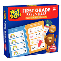 Educational Insights - Hot Dots® First Grade Essentials Lecture et cahier d'exercices mathématiques-Hot dots primés ! Hot Dots donne aux enfants l'encouragement sur place dont ils ont besoin pour renforcer leur confiance et développer leurs compétences de préparation à l'école grâce à un plaisir d'apprentissage autonome et à rythme libre.