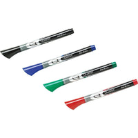 QuartetMD - Marqueurs à effacement sec EnduraGlideMD - pointe fine - couleurs variées - paquet de 4-Marqueurs à effacement à sec haut de gamme qui offrent toujours des couleurs vives