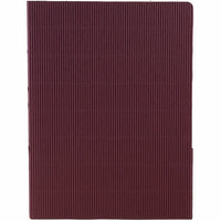 JAM PaperMD – Chemise ondulée cannelée, 9 x 12 po, bordeaux, 100/boîte-Bordeaux