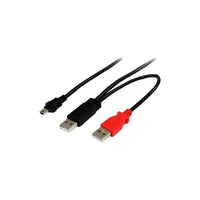 StarTechMD ® Câble USB A/Mini B mâle à mâle USB2HABMY6 de 6 pi-Interface USB 2.0 haute vitesse pour des vitesses de transfert allant jusqu’à 482 Mb/s