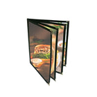 Futech Support de menu à 8 vues BLK 8-1 / 2 "lx 11" h, noir, 10 / paquet-Couleur de garniture: noir