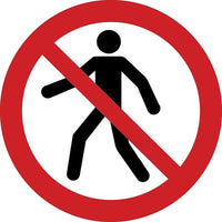 Étiquettes de sécurité ISO - interdiction-1