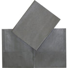 Porte-document à deux pochettes Hilroy, format lettre, noir-Couverture en papier similicuir noir. Couleur solide à l'extérieur et à l'intérieur.
