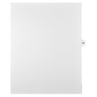 Markmaker - Intercalaires imprimes Legal, Blanc, 1/15th coupe, format lettre, sans trous, 25 tabs/PQT, 5 PQT/Boite, Numero 157-Intercalaires imprimes Legal
