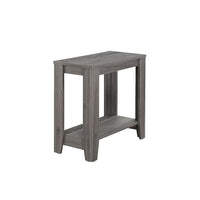 Monarch Specialties - 3118 Table D'Appoint - Gris-Fini similibois texturé élégant
