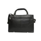 Ashlin® Serviette mince Winchester avec une longue courroie et 2 poignées, noir-Les poches intérieures comprennent 4 pochettes pour cartes et des boucles à stylo.