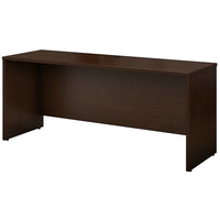 Bush – Bureau/bahut/retour de la collection Business Westfield, cerisier moka-La surface en stratifié thermofusionné offre une résistance supérieure aux égratignures et aux taches