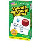TREND enterprises, Inc., Ensemble de cartes éclair, Équipes voyelles et voyelles , 72 cartes-Exemple de son et de mot cible avec photo sur le recto de la carte, mots rimés sur le verso de la carte
