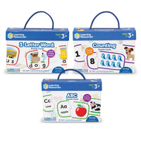 Learning Resources - Cartes de puzzle, Ensemble de tous les 5-Développez des compétences de préparation à la maternelle avec ces puzzles amusants