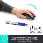 Logitech M190 Souris Sans Fil Ambidextre - Graphite-Connexion sans fil sans décalage : Une liberté absolue avec la connexion sans fil jusqu’à 10 mètres et un bureau dégagé