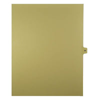 Mark Maker – Onglets séparateurs juridiques beiges, 1/15 onglets, format lettre, sans trous, numéro 53, 25/paquet-Onglets séparateurs beiges, 1/15 onglets
