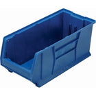 Quantum Storage Systems - Contenants Hulk, 11po La, 7po H X 23-7/8po P, Bleu, paquet de 2-Couleur Bleu