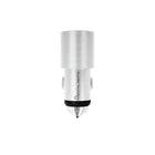 Adapteur de chargeur de voiture USB M 2 - Argent-Chargez jusqu'à 2 appareils à la fois