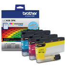 Brother - LC4063PKS Ensemble de 3 cartouches d’encre couleur à rendement standard d’origine-Brother offre une façon pour que les clients se débarrassent de leurs cartouches Brother authentiques. Visitez www.brother-usa.com/Environment pour en savoir plus.