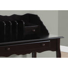 Monarch Specialties - 3100 Bureau 36 po L - Cerise Fonce Traditionnel-Six fentes verticales idéales pour organiser le courrier, les livres, les magazines et les documents, avec un dessus facile à nettoyer pour un ordinateur portable.