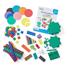 Hand2Mind - Trousse de manipulation à emporter, de la 3e à la 5e année-ce kit de mathématiques donne aux enfants un outil pratique pour apprendre et réviser les concepts mathématiques : tri, modèles, relation de bloc de modèle, fraction de bloc de modèle, comptage, addition, soustraction, multiplication, division et autres concepts mathématiques.