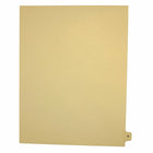 Mark Maker – Onglets séparateurs juridiques beiges, 1/15 onglets, format lettre, sans trous, lettre O, 25/paquet-Onglets séparateurs beiges, 1/15 onglets