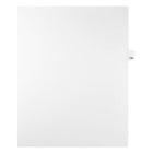 Mark Maker – Onglets séparateurs juridiques blancs, 1/25 onglets, format lettre, sans trous, numéro 134, 25/paquet-Onglets séparateurs blancs, 1/25 onglets