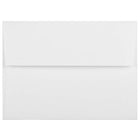 JAM Paper Enveloppes livret Strathmore avec fermeture gommée, fini toilé, 4 3/4 x 6 1/2 po, blanc brillant, 1000/pqt-Blanc brillant