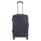 Nicci - 24" Valise de taille moyenne  Deco - Bleu Foncé-Coque extérieure en ABS
