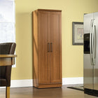 Sauder - Armoire de rangement Home Plus, fini chène Sienna-Pattes de nivellement pour les surfaces inégales