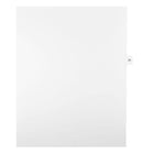 Mark Maker – Onglets séparateurs juridiques blancs, 1/15 onglets, format lettre, sans trous, numéro 21, 25/paquet-Onglets séparateurs blancs, 1/15 onglets