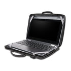 Kensington - Étui Stay-On LS520 pour Chromebooks et ordinateurs portables de 11,6 po - noir (60854)-Les pieds en caoutchouc antidérapants empêchent le boîtier de glisser ou de se déplacer pendant le travail