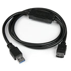 StartechMD ® Câble adaptateur USB 3.0 de 3pi vers eSATA pour DD/SDD/ODD, SATA 6 Gb/s-Obtenez une performance externe supérieure de vos lecteurs eSATA, avec des vitesses de transfert pour aller jusqu’à 5 Gb/s avec votre ordinateur compatible USB 3.0