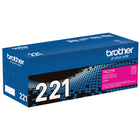 Brother - Cartouche de toner magenta TN221M rendement standard-Équilibrée avec précision pour une répartition uniforme et constante du toner sur la feuille