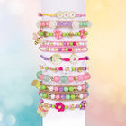 Ensemble de Bijoux Swarovski avec Cristaux de Rêves à Chant de Nature Make it Real-Cet ensemble de fabrication de bijoux DIY pour filles de 460 pièces contient tout ce dont les filles auront besoin pour fabriquer 9 bracelets aux tons de terre et à thème de nature, et inclus des perles et des breloques uniques en forme de fleurs, de papillons, d'abeilles et plus!