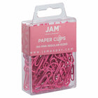 JAM PAPER - Colore norme 1" Trombones, Rose, 3 Paquets de 100-Taille : 2,5 cm (Norme/regulier)