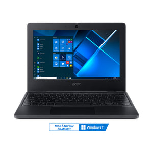 Acer - Portable NX.VNDDA.00A Travelmate 11.6 po, Intel Celeron N4020, RAM 4 Go, eMMC 64 Go, UMA, Windows 10 édition pro