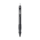 Stylos Gelocity à encre gel, pointe rétractable, 0,7 mm, noirs, Paquet de 24-Le corps translucide tendance vous permet de voir la quantité d’encre restante.