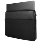 Targus - Housse Corporate, 14 po, noire-Garnitures en similicuir noir douces au toucher