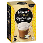 Nescafé - Gold, sachets de latte vanille - 18 g - paquet de 8-80 calories par portion.