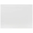 JAM Paper - Cartes de correspondance plates vierges, format A6, 4-5/8 po x 6-1/4 po, panneau blanc, paquet de 50-Couleur blanche