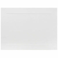 JAM Paper - Cartes de correspondance plates vierges, format A6, 4-5/8 po x 6-1/4 po, panneau blanc, paquet de 50-Couleur blanche