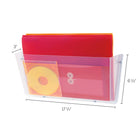 Staples - Classeur mural  - format légal - transparent-Couleur : Transparent, Matériaux : Plastique