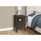 Monarch Specialties - 2145 Table D'Appoint - Table De Chevet Chêne Brun-Dimensions du produit: 17 po L x 14 po L x 24 po H